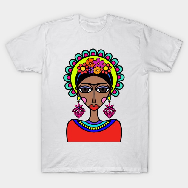 Frida T-Shirt by ASPAINTINGS